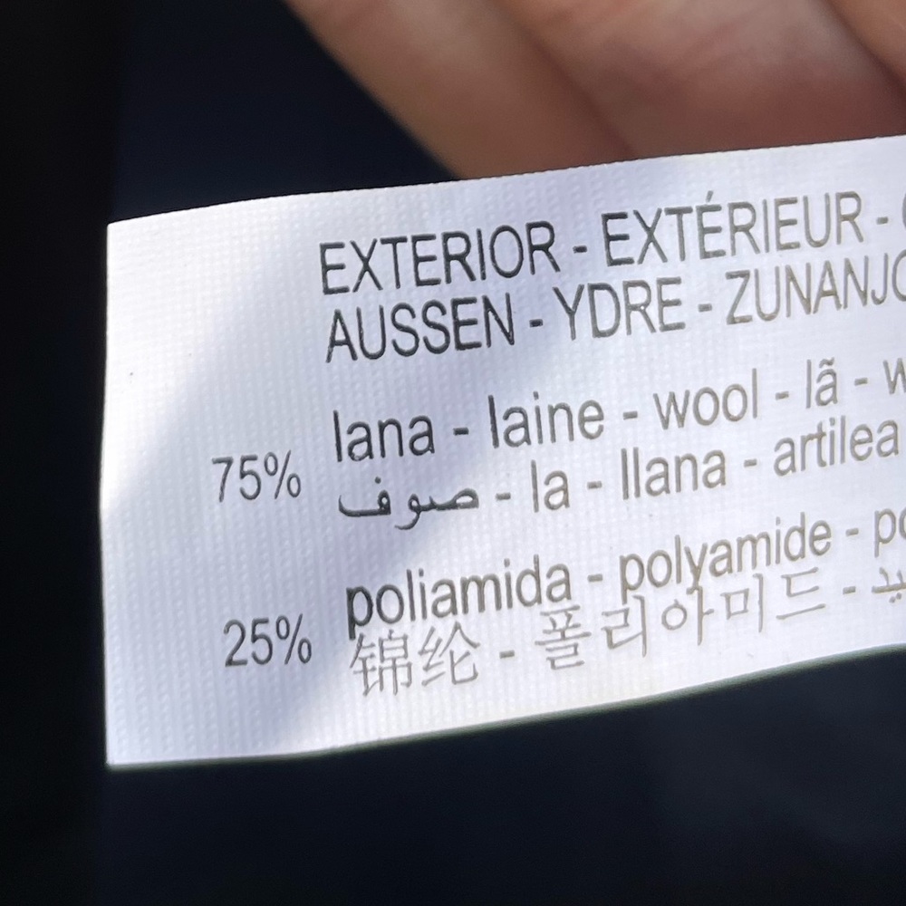 Zara Black Trench Coat - Picture 10 of 11